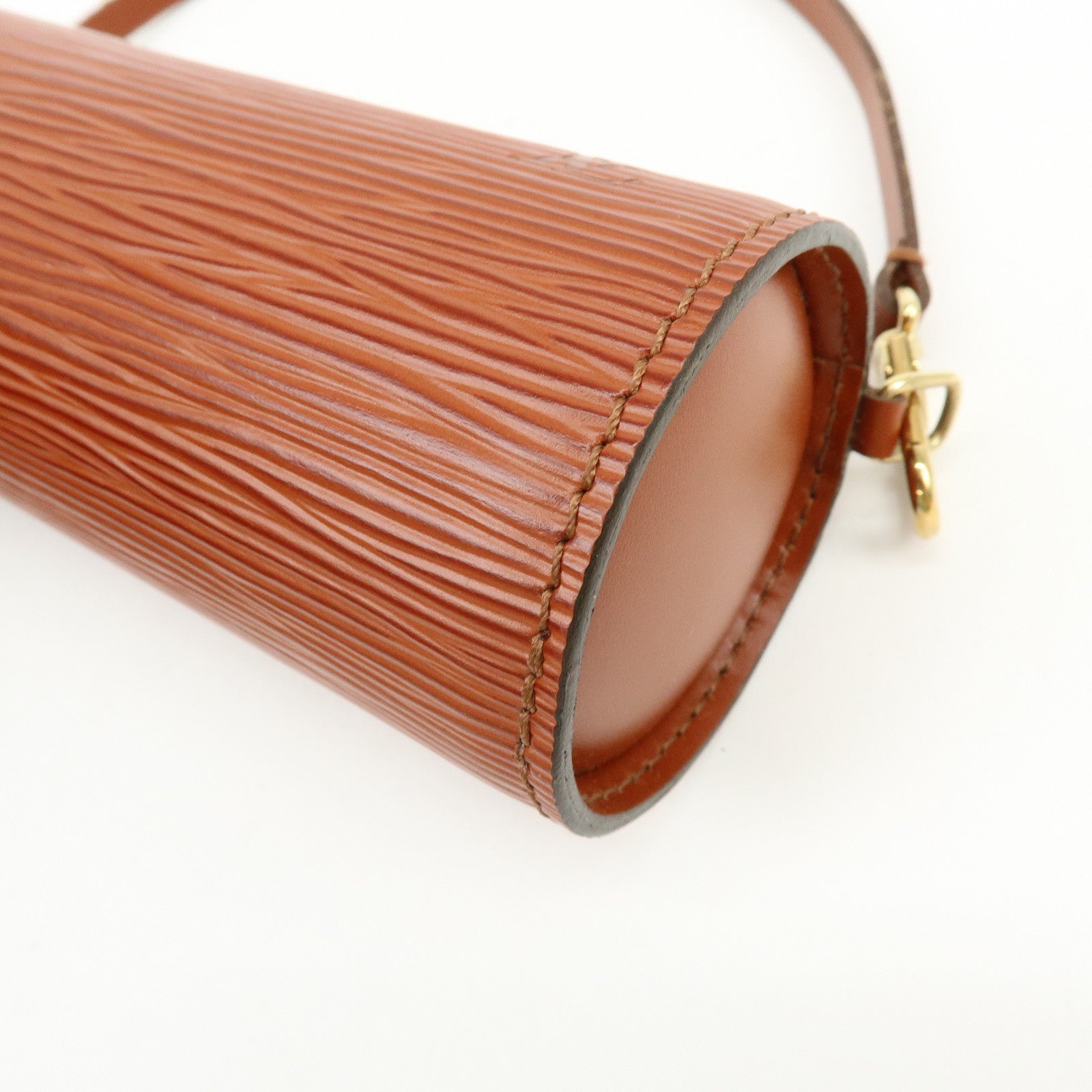 Louis Vuitton Epi Leather Soufflot Hand Bag Kenya Brown M52223