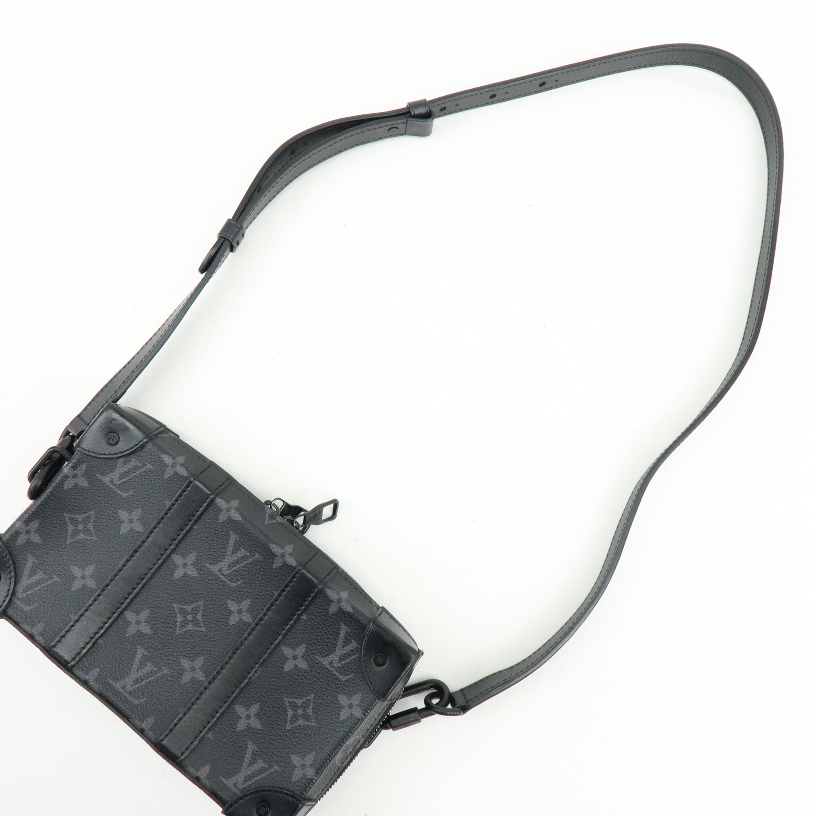 Louis Vuitton Monogram Eclipse Soft Trunk Wallet Shoulder Bag M69838