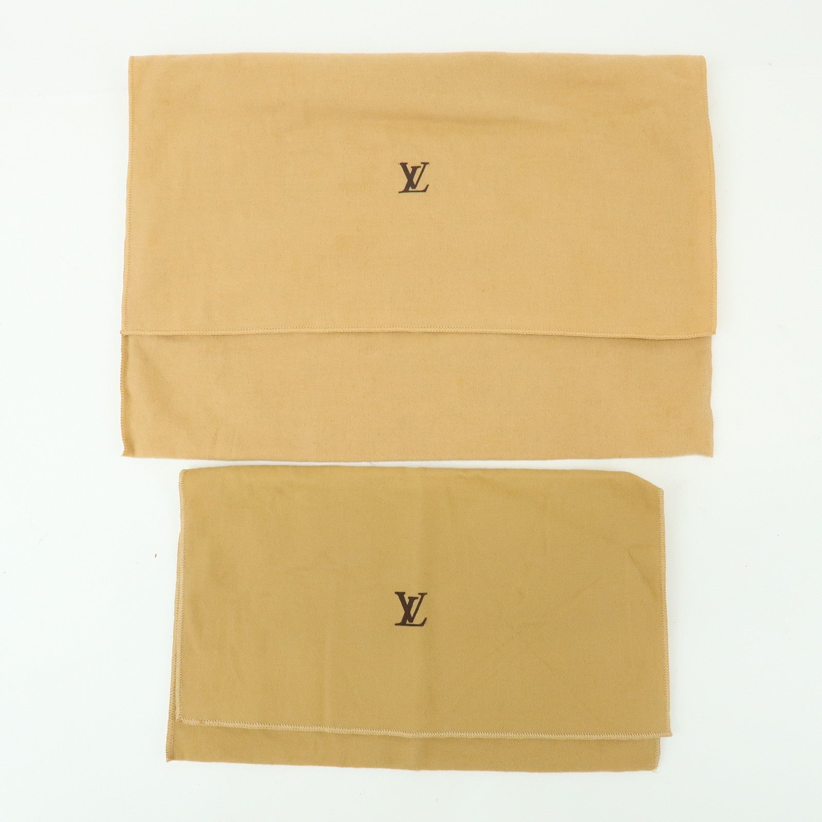 Loiuis Vuitton Set Of 15 Dust Bag Flap Style Beige Brown
