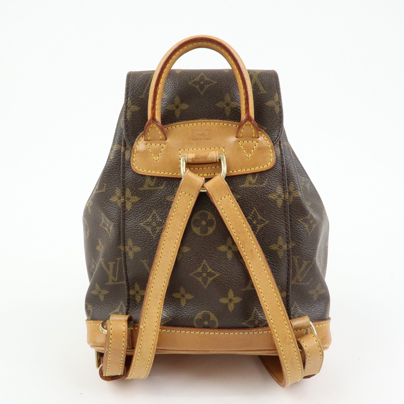 Louis Vuitton Monogram Montsouris Mini Backpack Rucksack Brown M51137