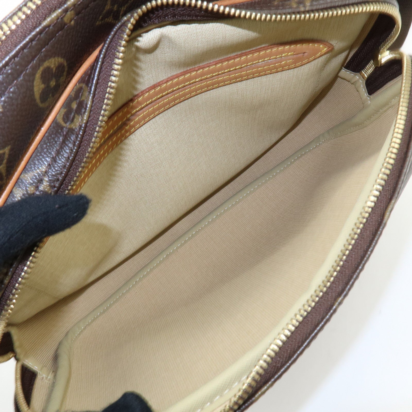 Louis Vuitton Monogram Reporter PM Shoulder Crossbody Bag Brown M45254
