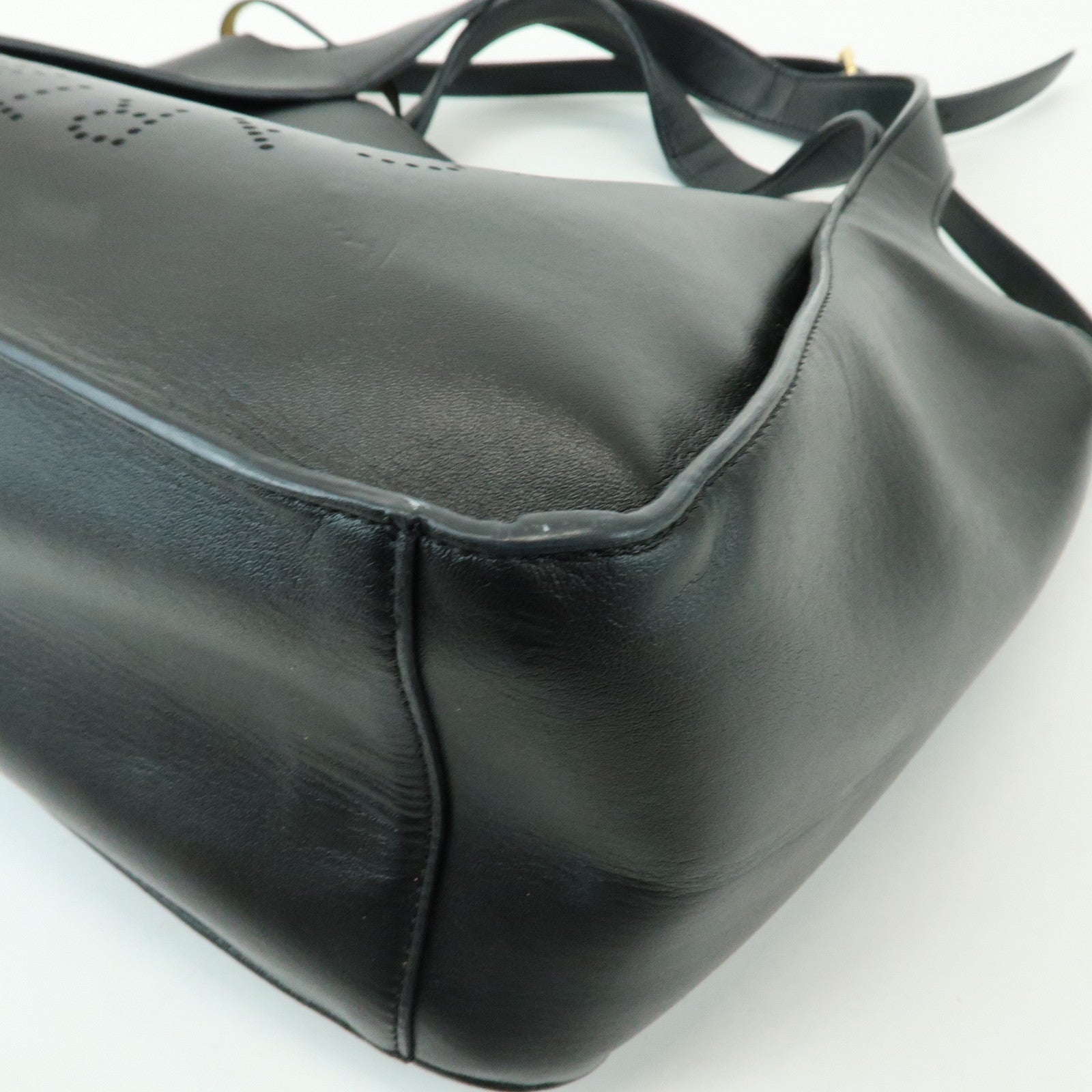 STELLA MCCARTNEY Faux Leather 2Way Bag Hand Bag Shoulder Bag Black