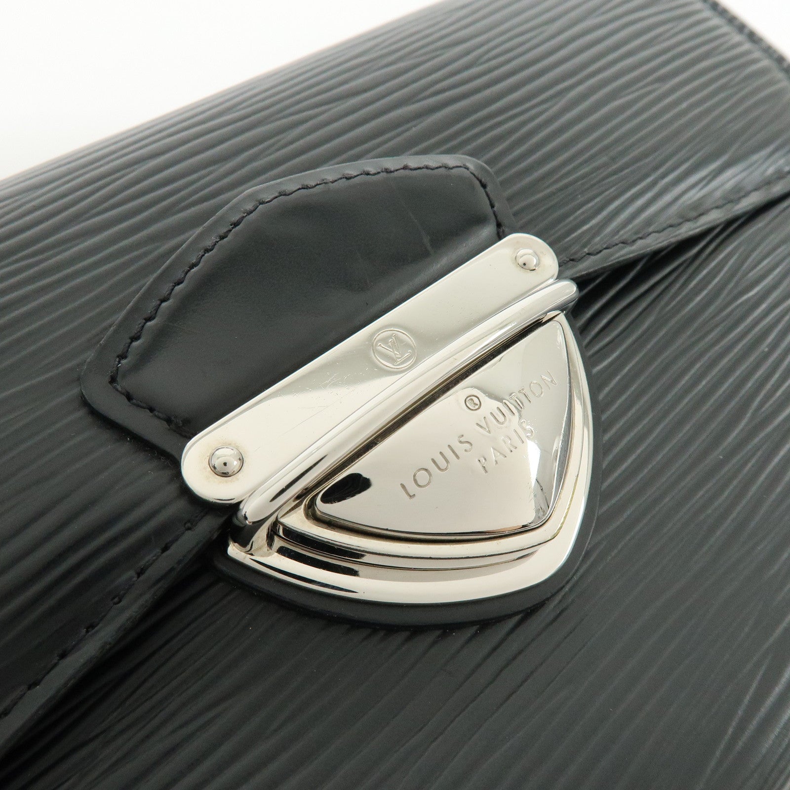 Louis Vuitton Epi Leather Portefeuille Eugenie Long Wallet Noir M63882