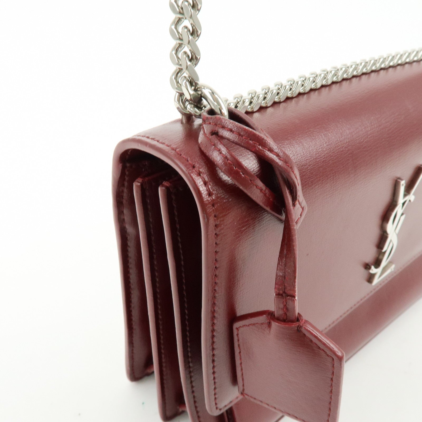 SAINT LAURENT PARIS Cassandra Sunset Medium Leather Shoulder Bag 442906