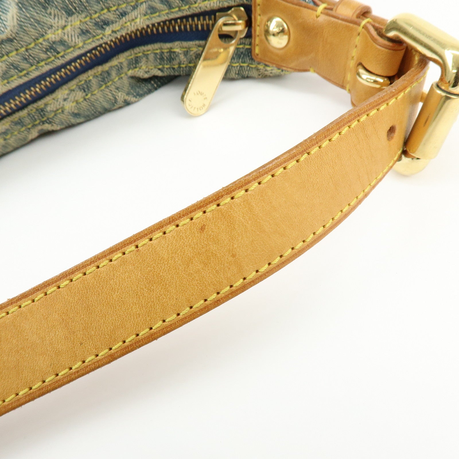 Louis Vuitton Monogram Denim Baggy PM 2Way Bag Shoulder Bag M95049