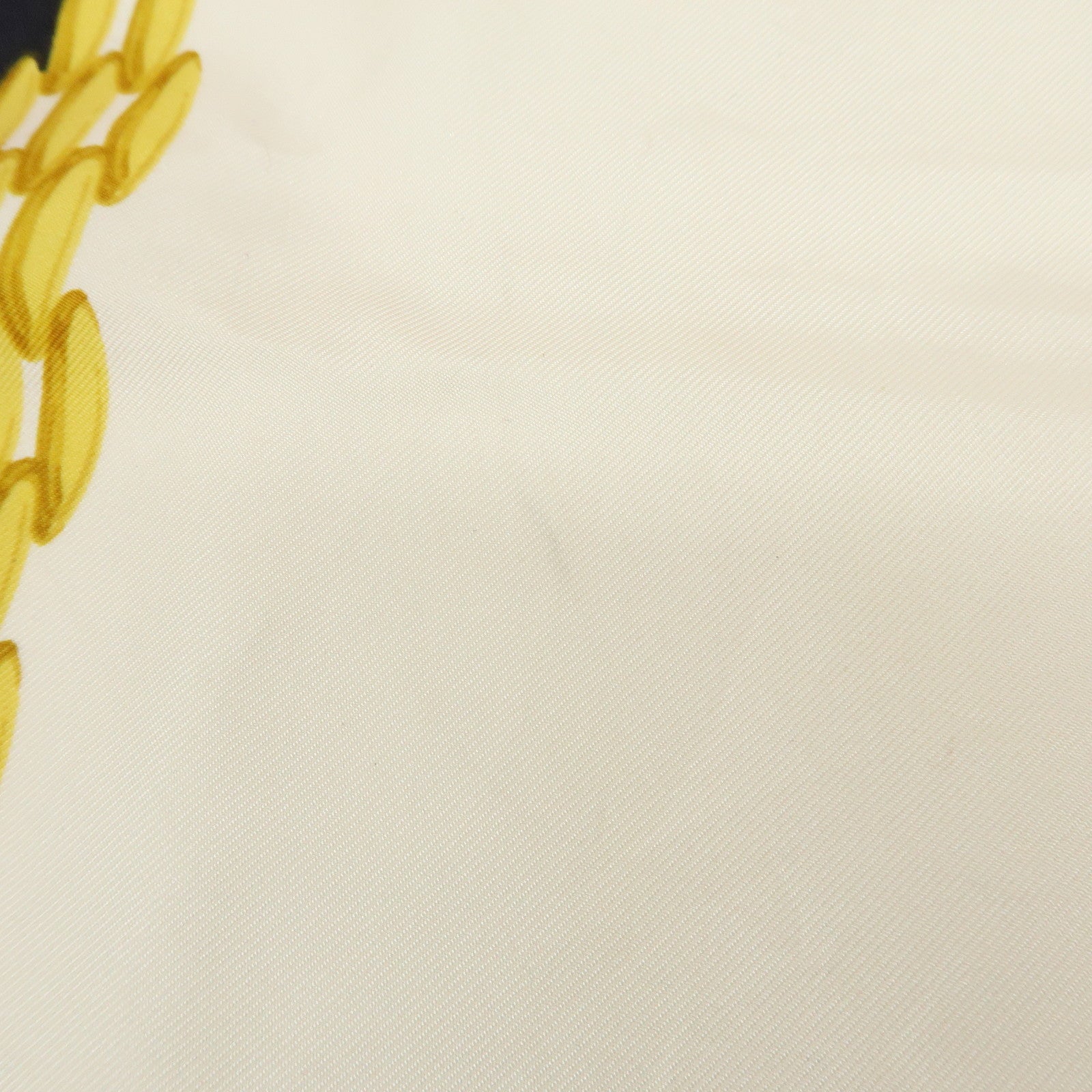 Cartier Lot of 2 Silk 100% Scarf Classic Chain Leopard Yellow Red White