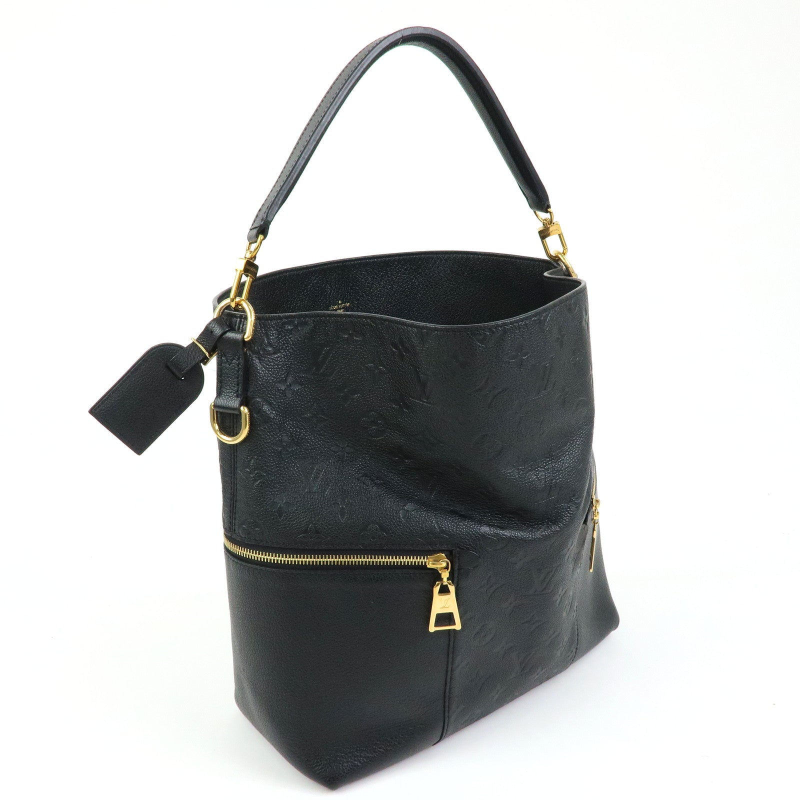 Louis Vuitton Monogram Empreinte Merry Leather 2Way Bag Noir M44014