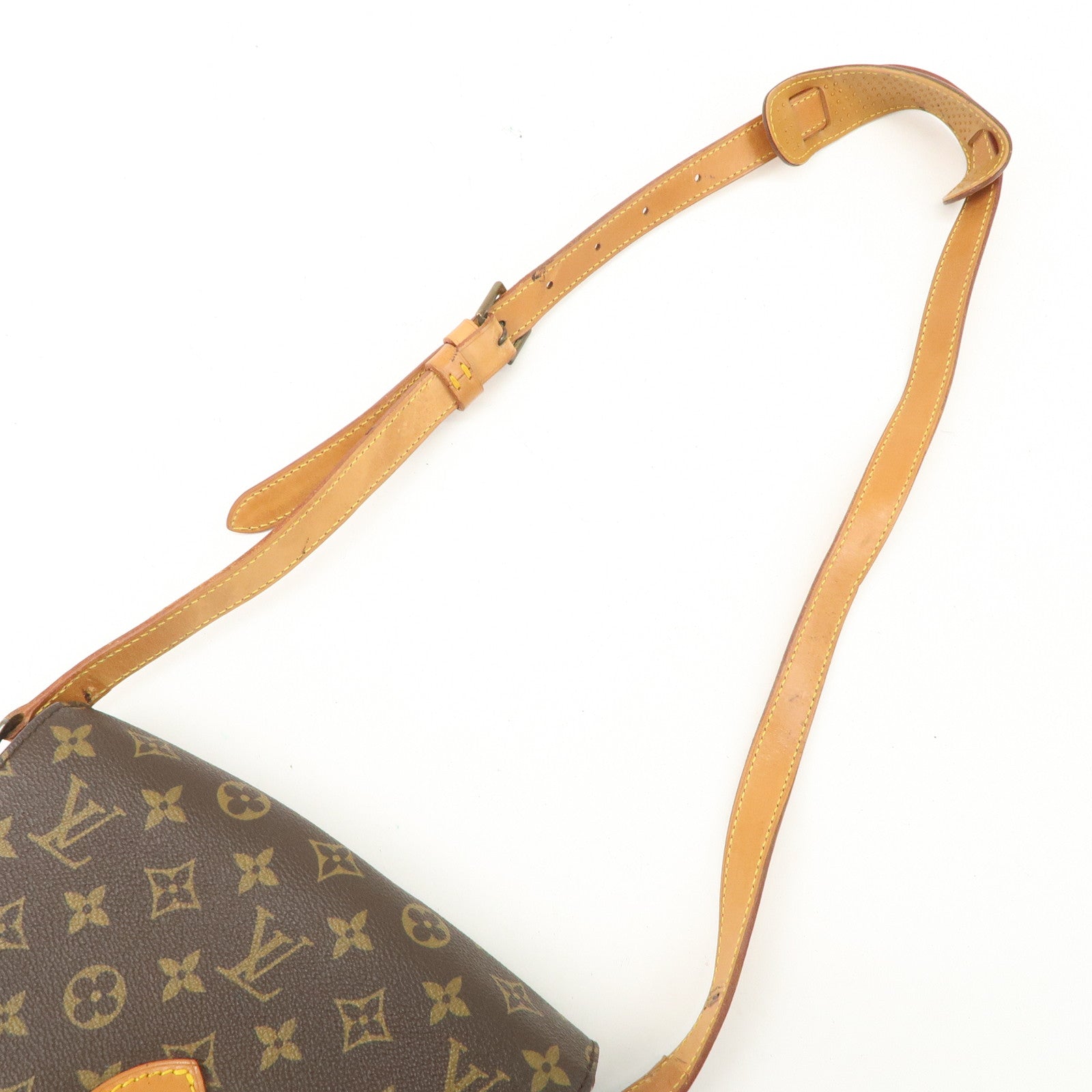 Louis Vuitton Monogram Saint Cloud GM Shoulder Bag Brown M51242 Used