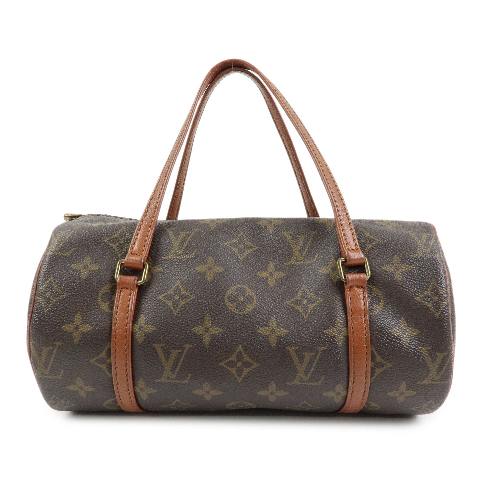 Louis Vuitton Monogram Papillon 26 Hand Bag Brown M51366