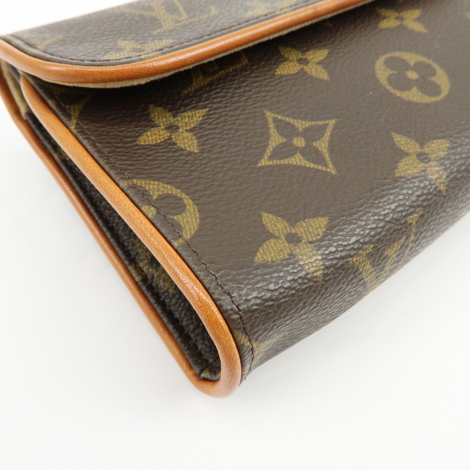 Louis Vuitton Monogram Pochette Florentine Waist Bag Belt XS M51855