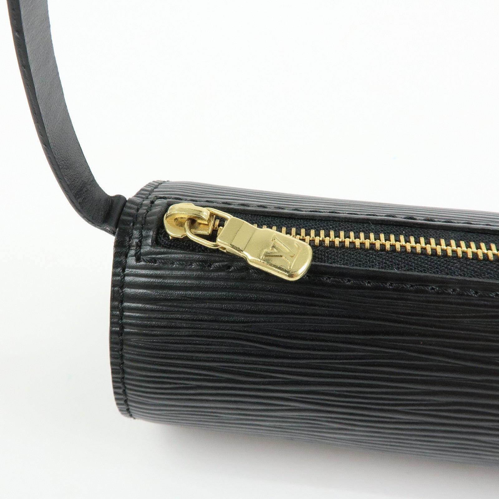 Louis Vuitton Epi Leather Mini Pouch for Papillon Bag Noir Black