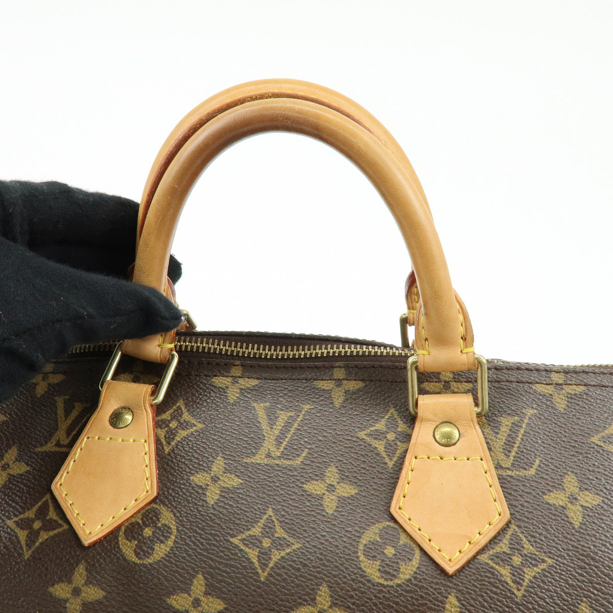 Louis Vuitton Monogram Speedy 40 Hand Bag Boston Bag Brown M41522