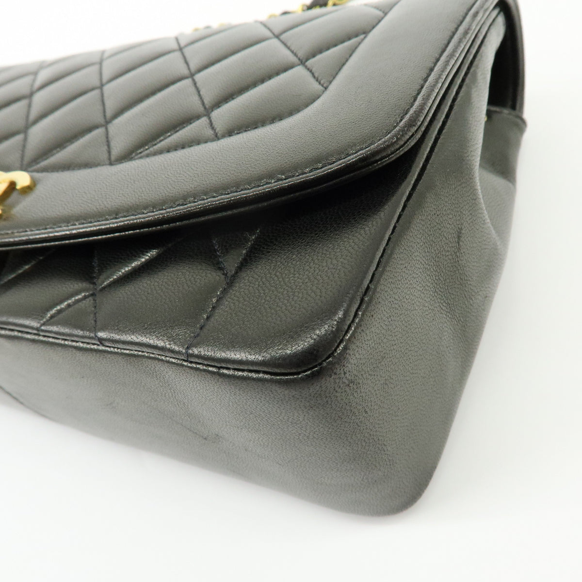 CHANEL Matelasse Timeless Classic Diana 25 Chain Shoulder Bag A01165