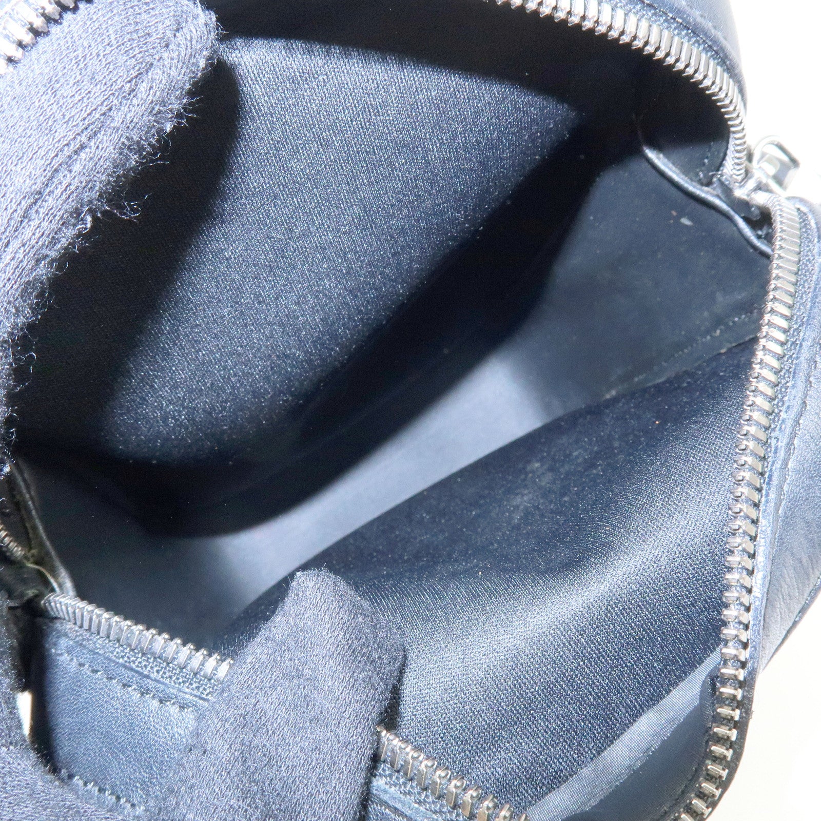 LOEWE Repeat Anagram PVC Leather Shoulder Bag Crossbody Bag Black
