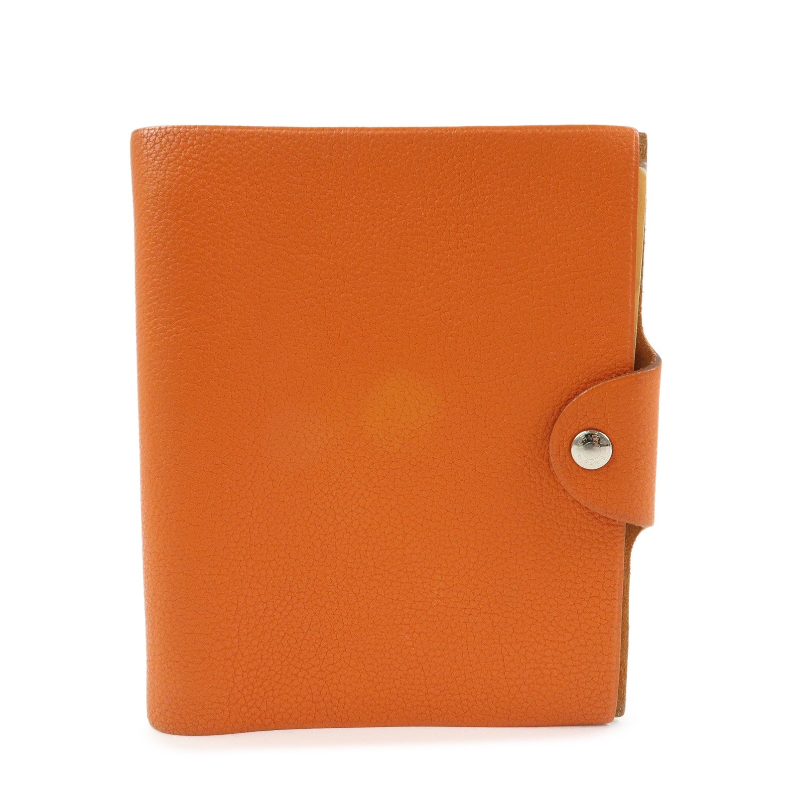 HERMES Ulysse PM Togo Leather Agenda Planner Cover ☐F Stamped