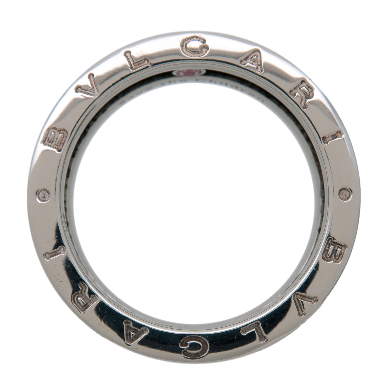 BVLGARI B-Zero1 Save the Children Ring SV925 Black Ceramic #63 US10.25