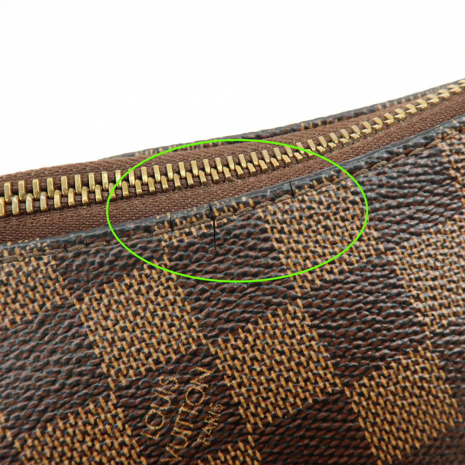 Louis Vuitton Damier Bloomsbury PM Shoulder Crossbody Bag Brown N42251
