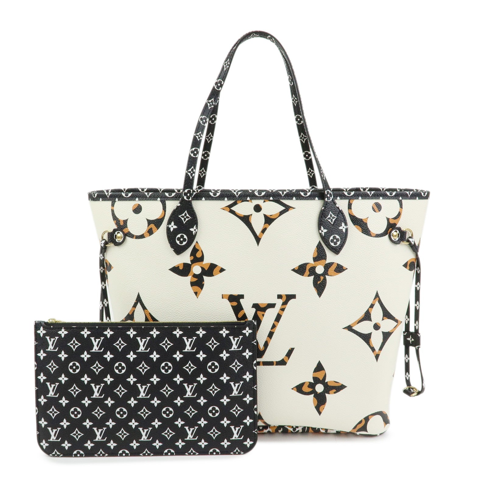 Louis Vuitton Monogram Jungle Neverfull MM Canvas Tote Bag M44716