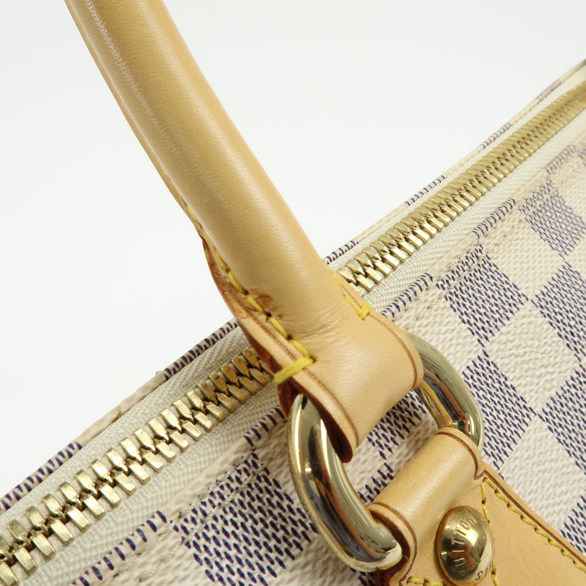 Louis Vuitton Damier Azur Saleya MM Tote Bag Hand Bag N51185