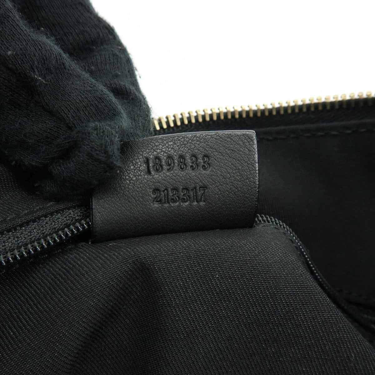 GUCCI Abbey Leather Shoulder Bag Hand Bag Black 189833