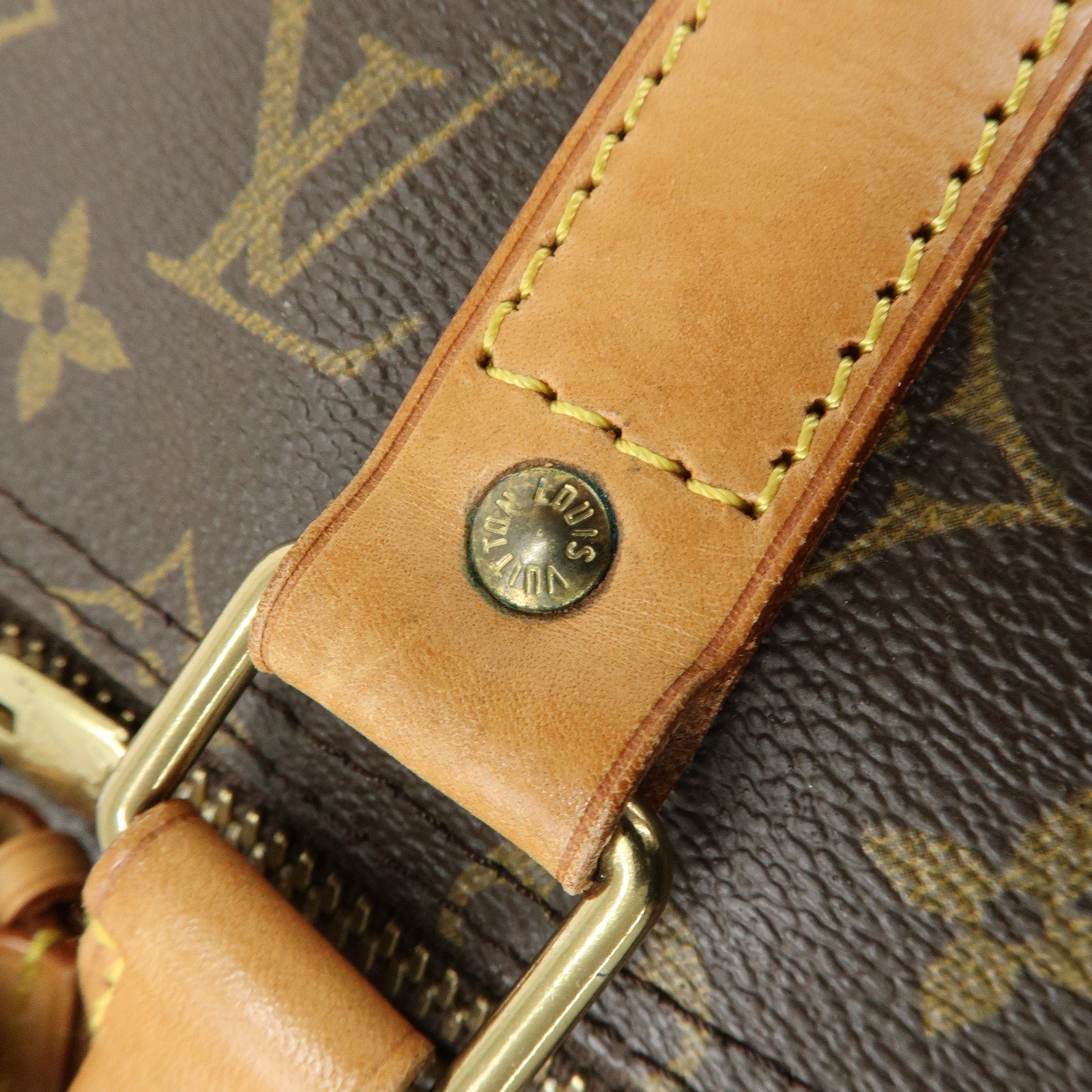 Louis Vuitton Monogram Keep All Bandouliere 50 Boston Bag Brown M41416