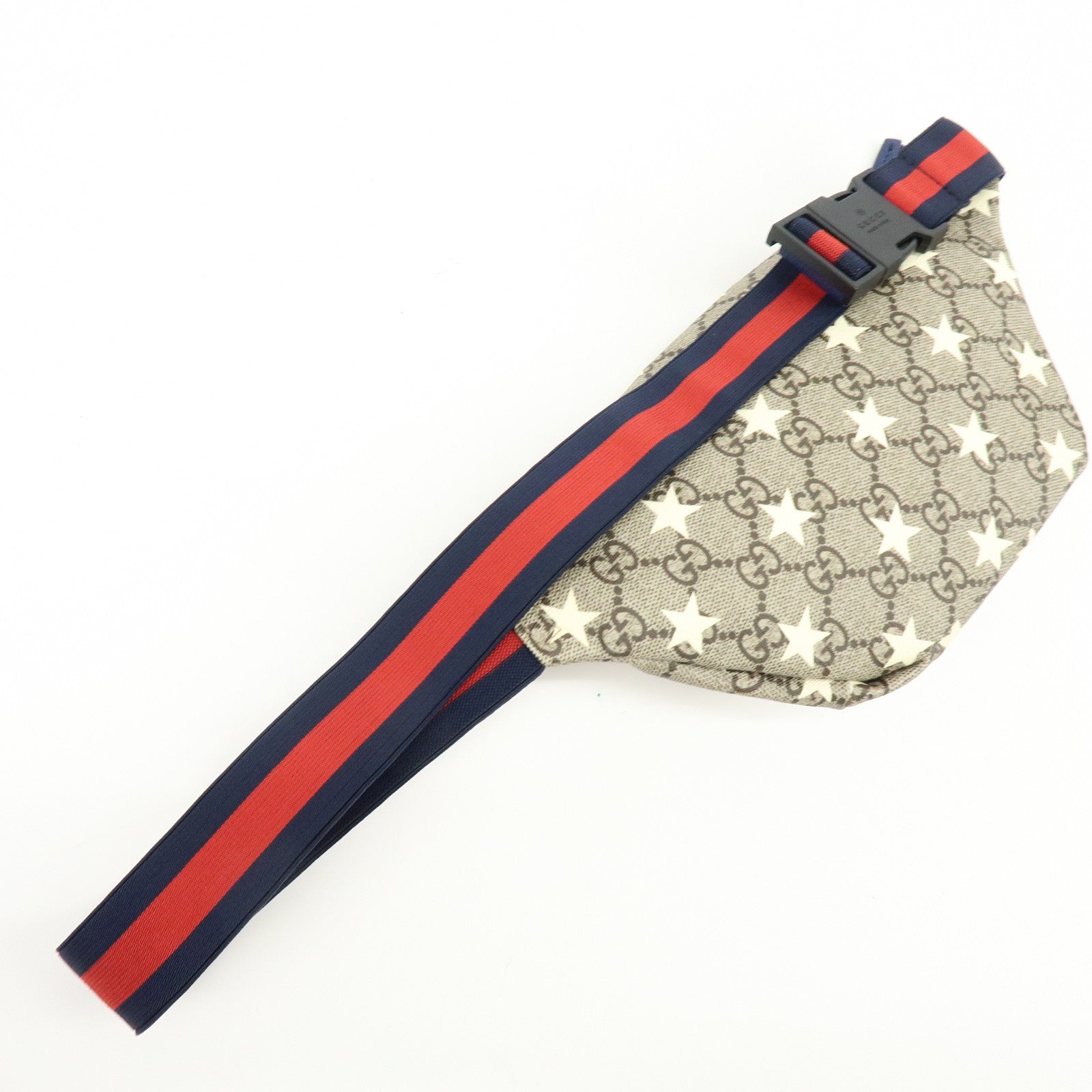 GUCCI Children's GG Supreme Body Waist Bag Beige Star Motif 502095