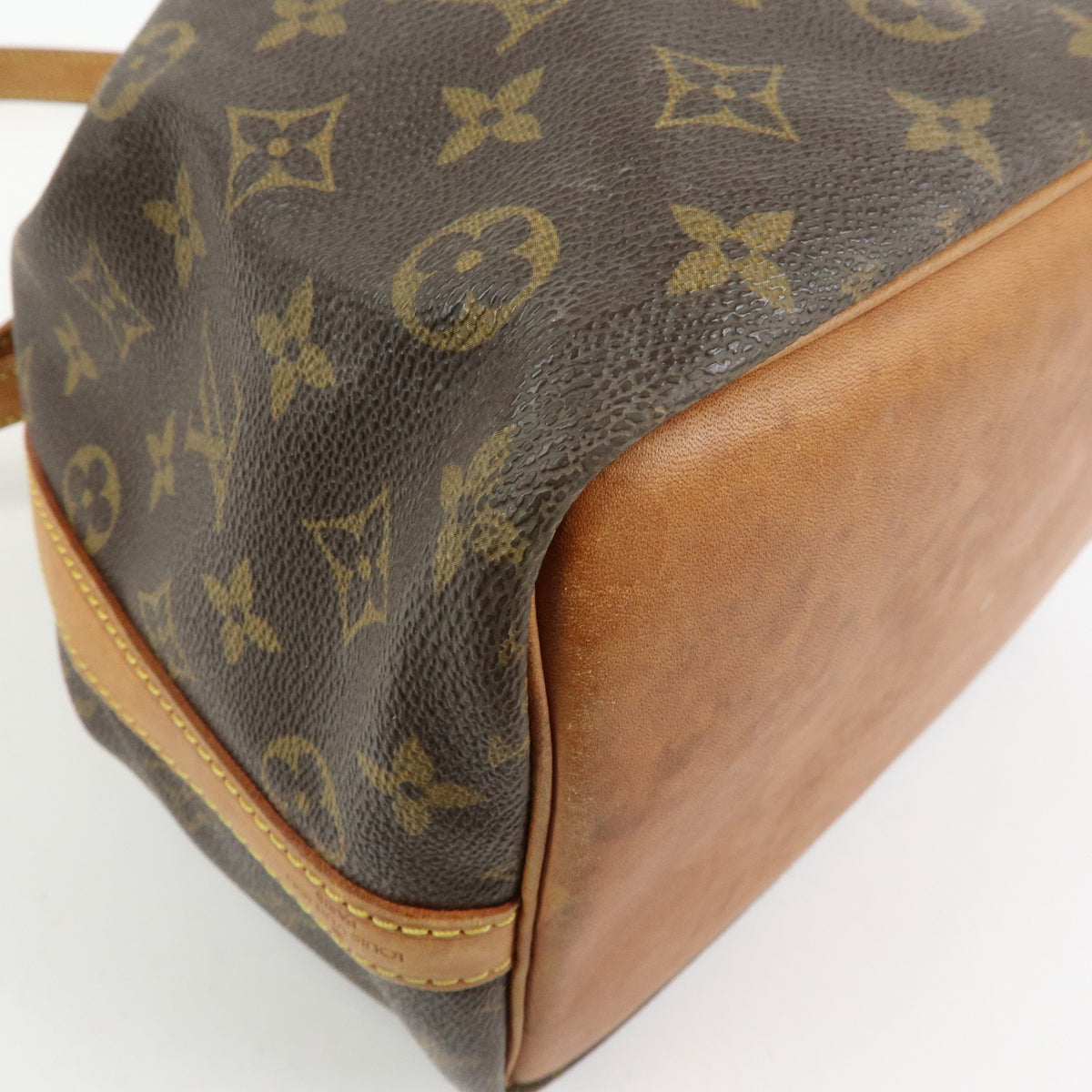 Louis Vuitton Monogram Petit Noe Shoulder Bag Brown M42226