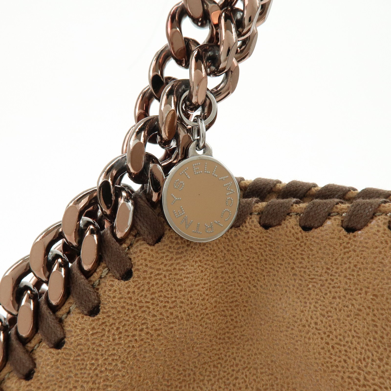 STELLA MCCARTNEY Falabella Faux Leather 2Way Bag Brown 371223