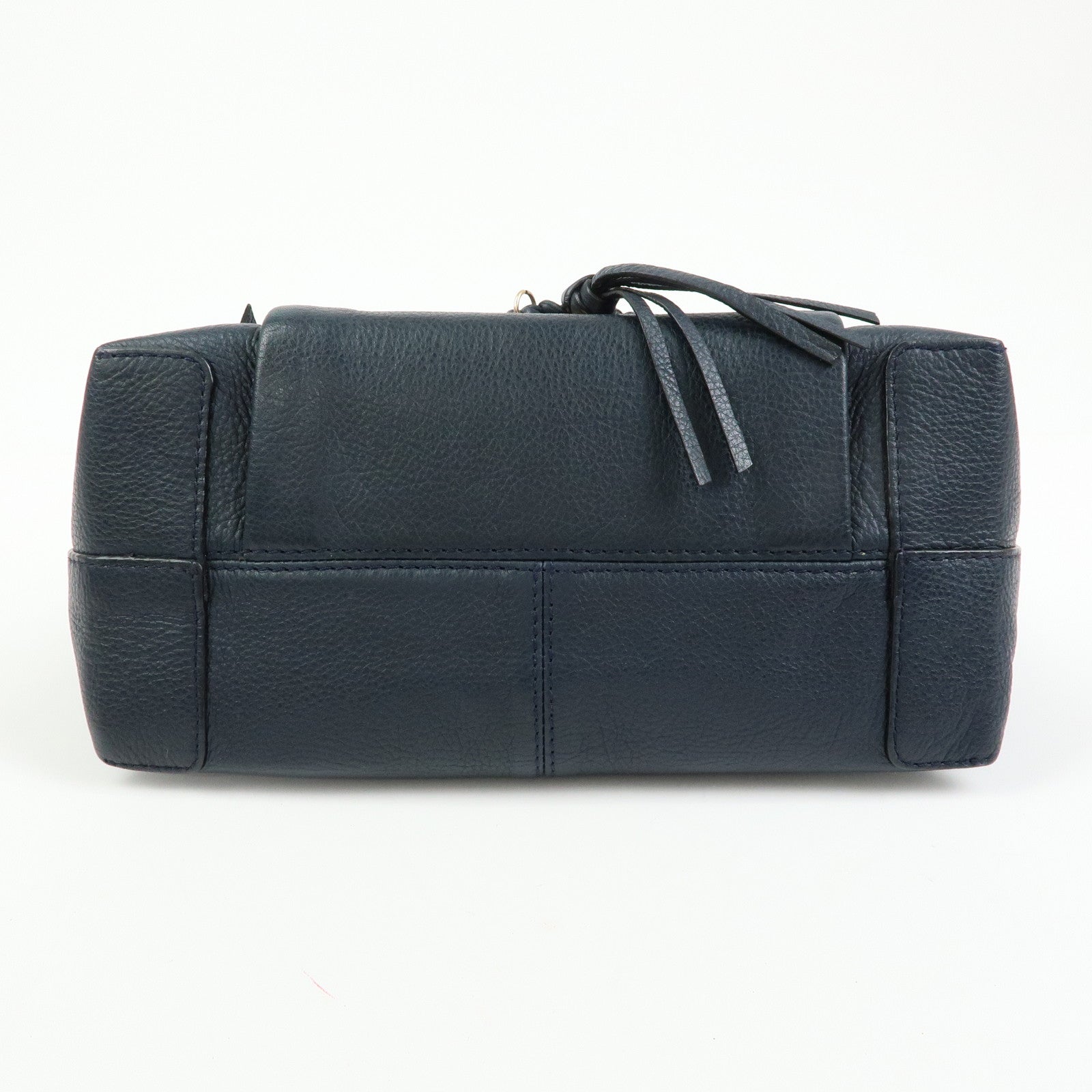 Chloe See by Chloe Joan Leather Suede 2Way Shoulder Bag Dark Navy