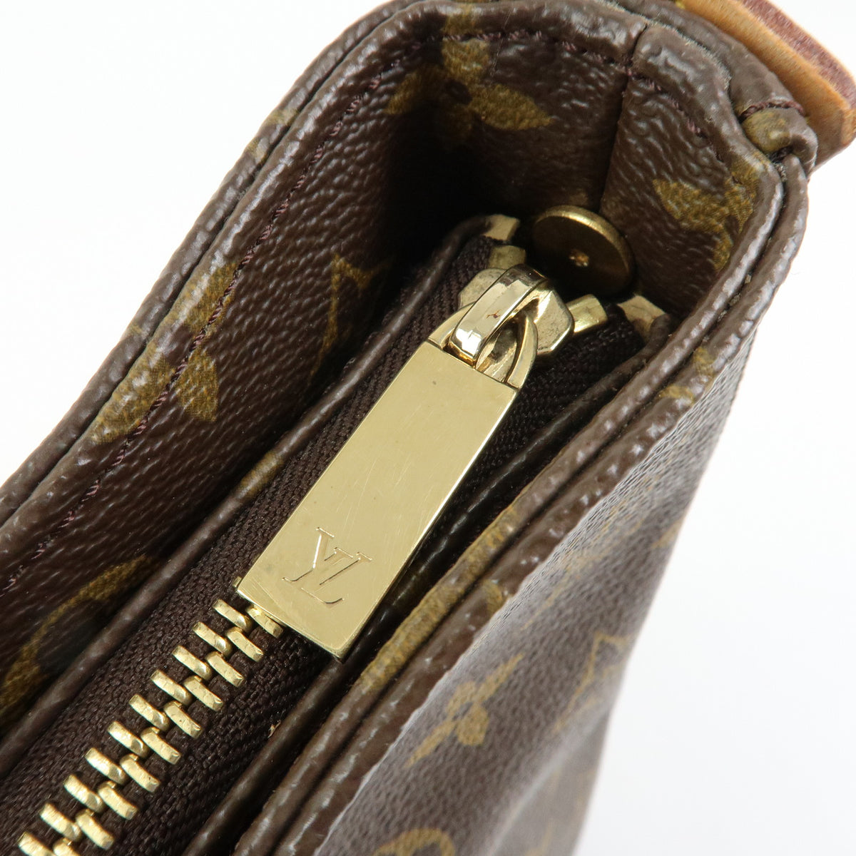 Louis Vuitton Monogram Looping GM Shoulder Bag Brown M51145