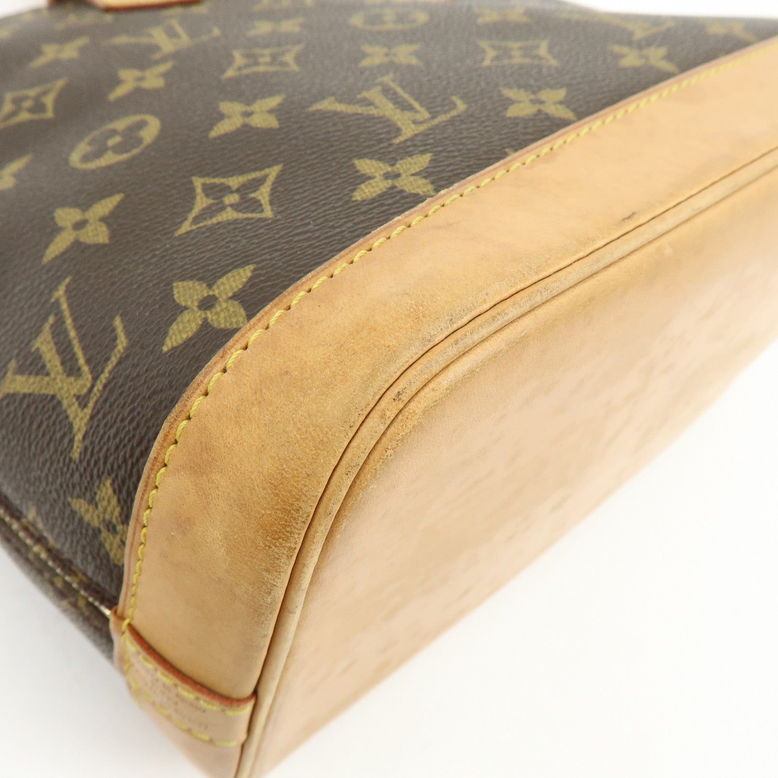Louis Vuitton Monogram Canvas Alma Hand Bag Brown M51130