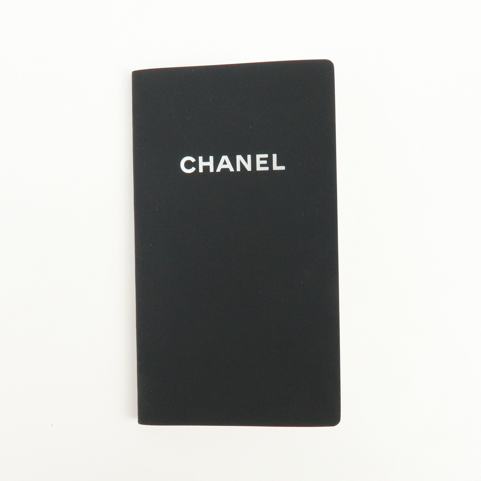 CHANEL COCO Mark Matelasse Caviarskin Agenda Cover Black