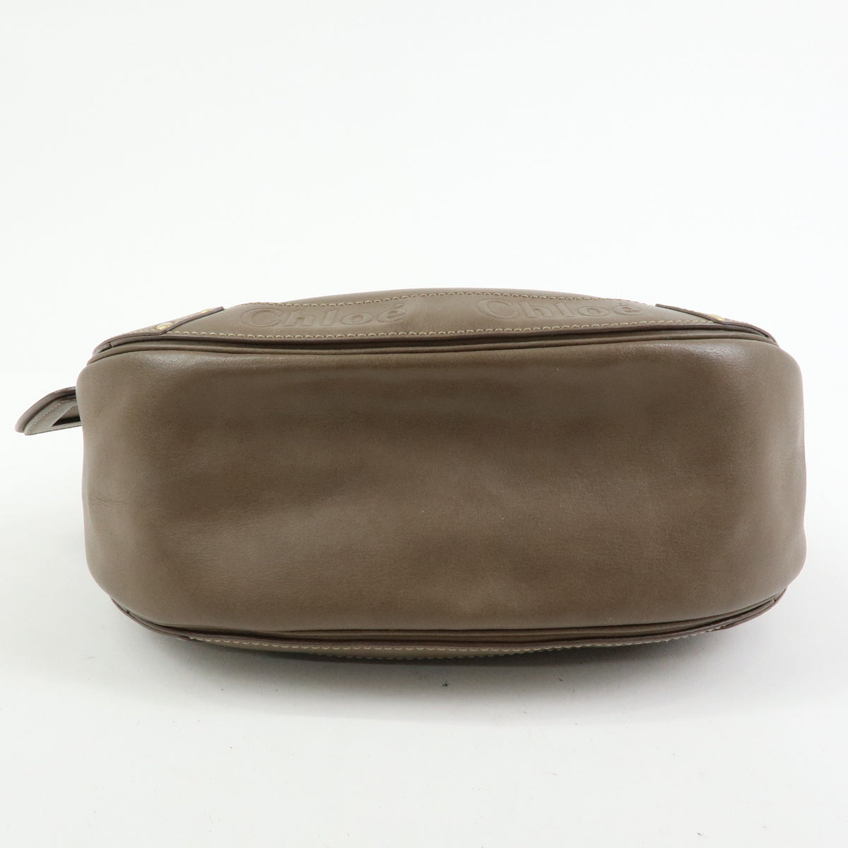 Chloe Eden Leather Shoulder Bag Crossbody Bag Tassel Beige