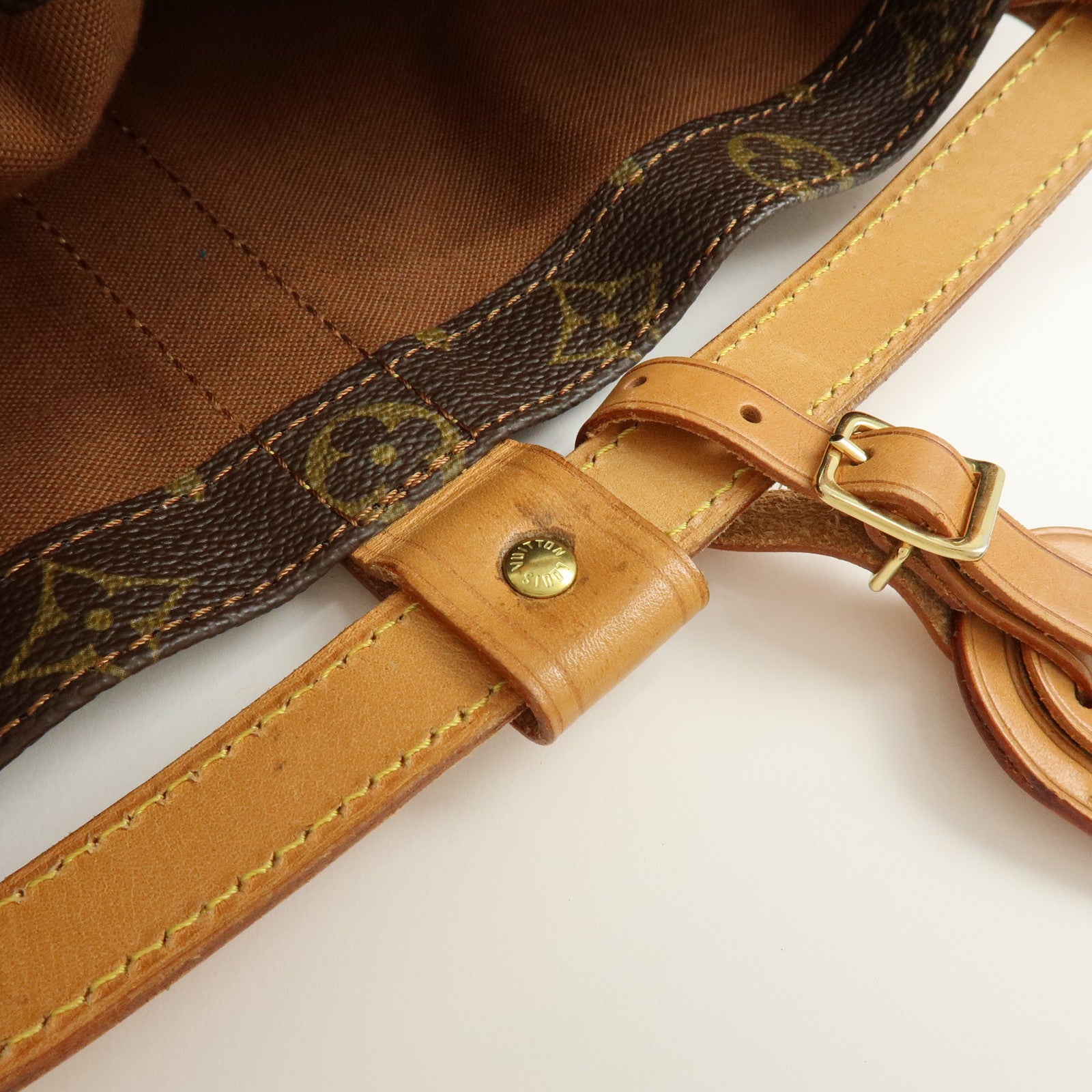 Louis Vuitton Monogram Randonnee GM Shoulder Bag Brown M42244