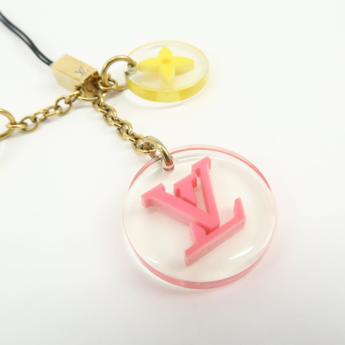 Louis Vuitton Plastic Bijou Telephone Fleurs Key Holder M65108