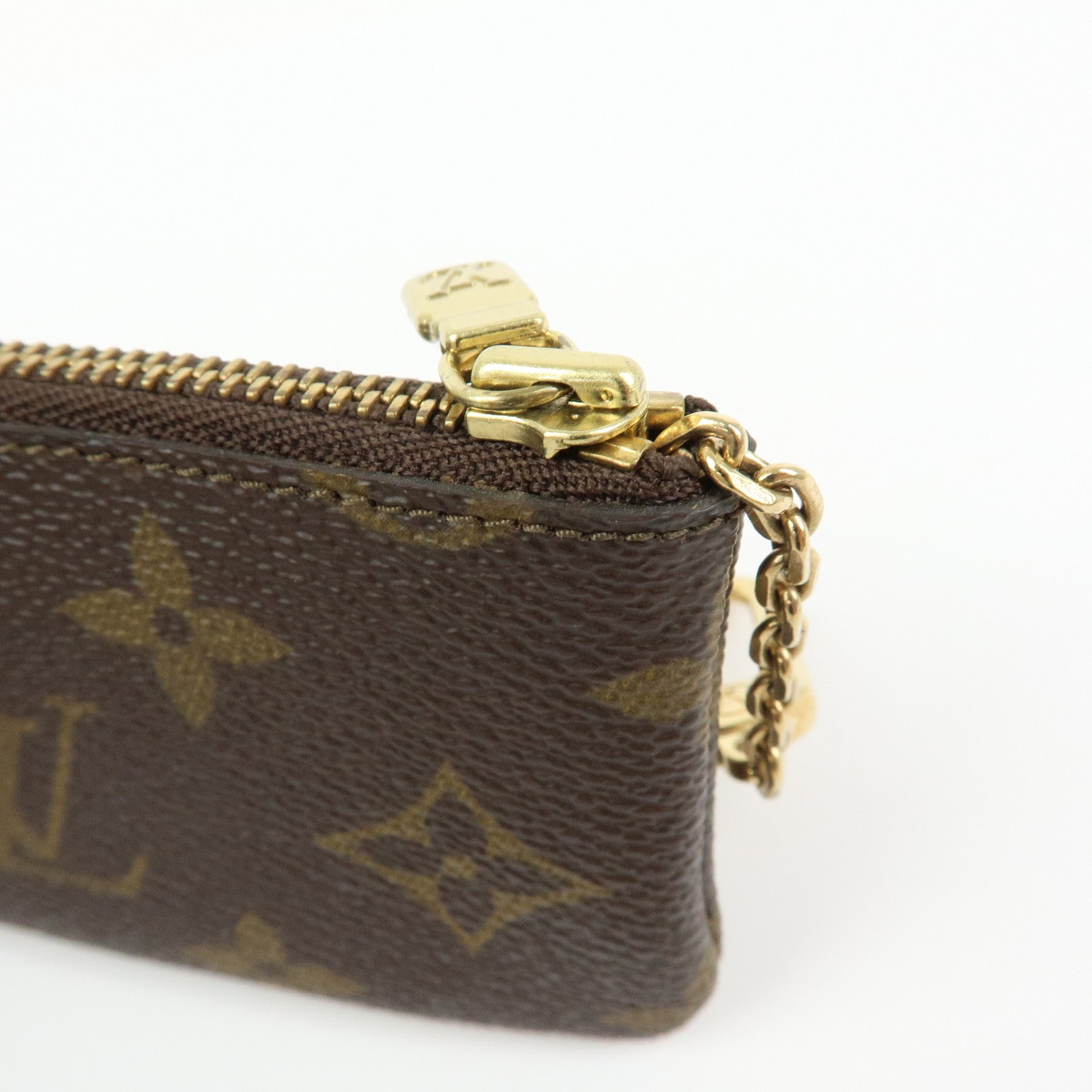 Louis Vuitton Monogram Pochette Cles Coin Case Key Case M62650