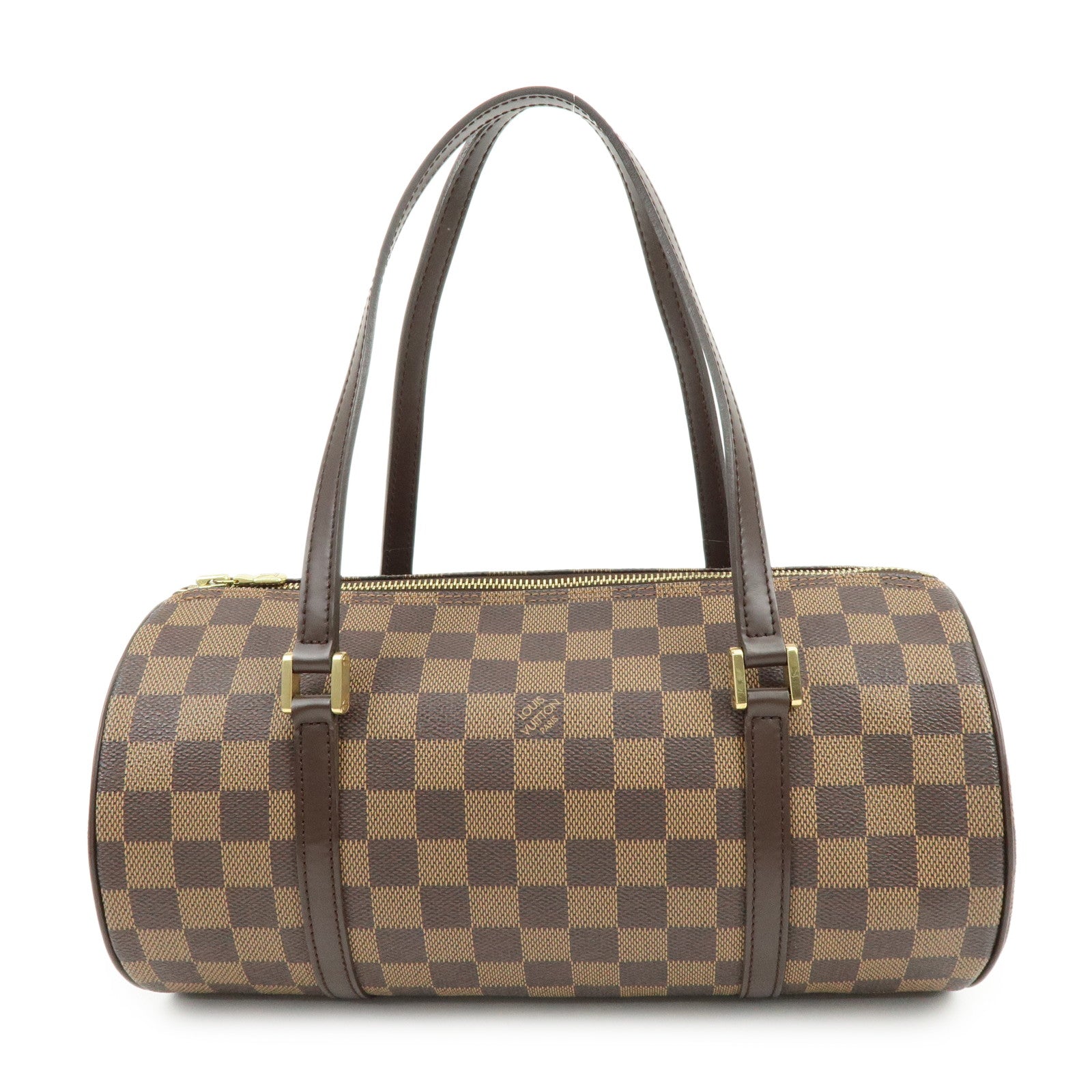 Louis Vuitton Damier Ebene Papillon 30 Hand Bag Brown N51303