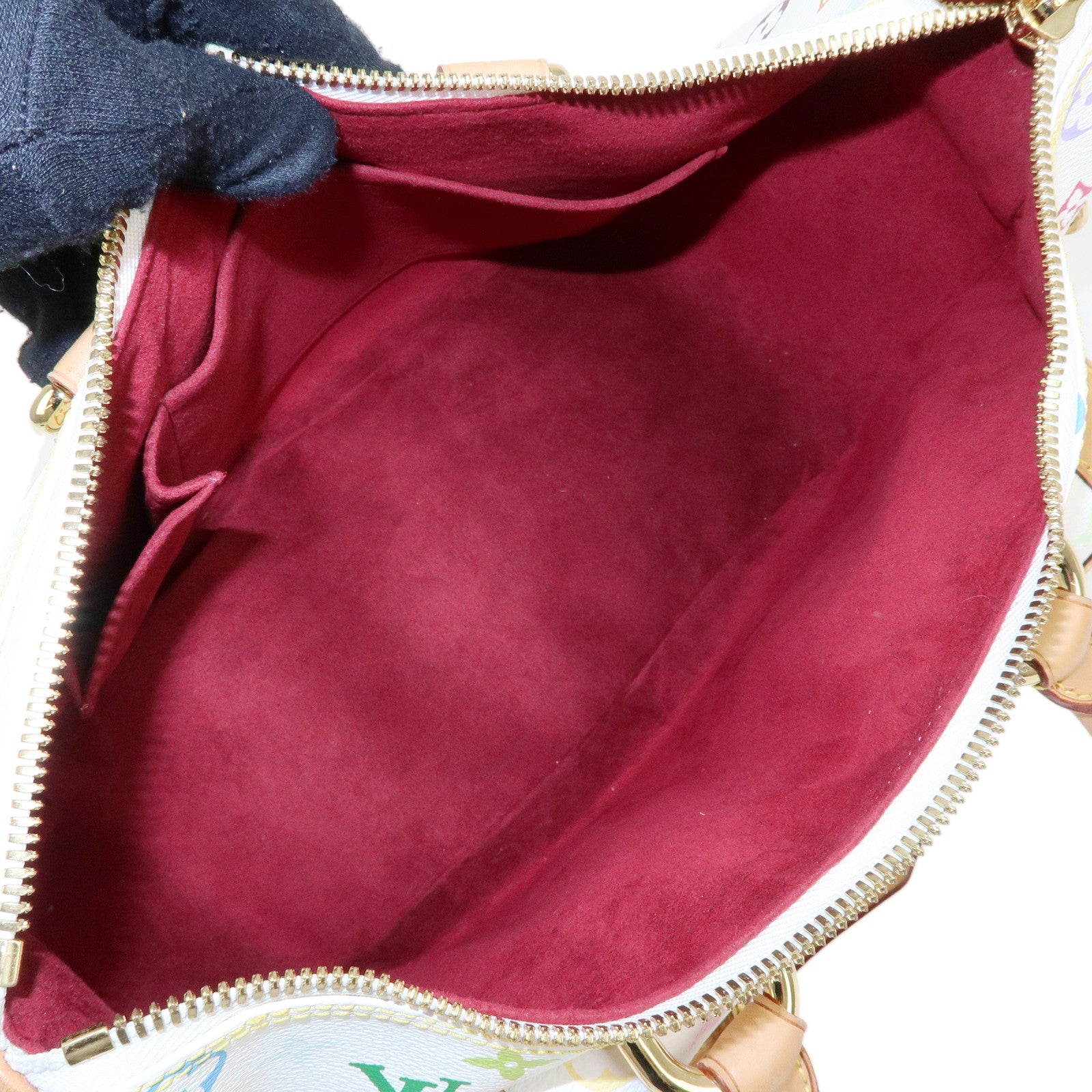 Louis Vuitton Monogram Multicolor Rita Shoulder Hand Bag Blanc M40125