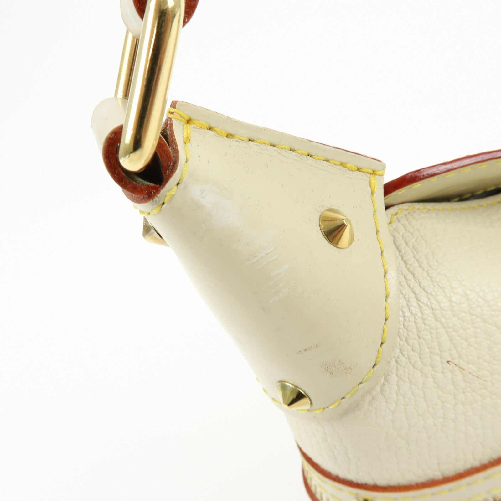 Louis Vuitton Suhari Impetueux Leather Shoulder Bag Blanc M91858