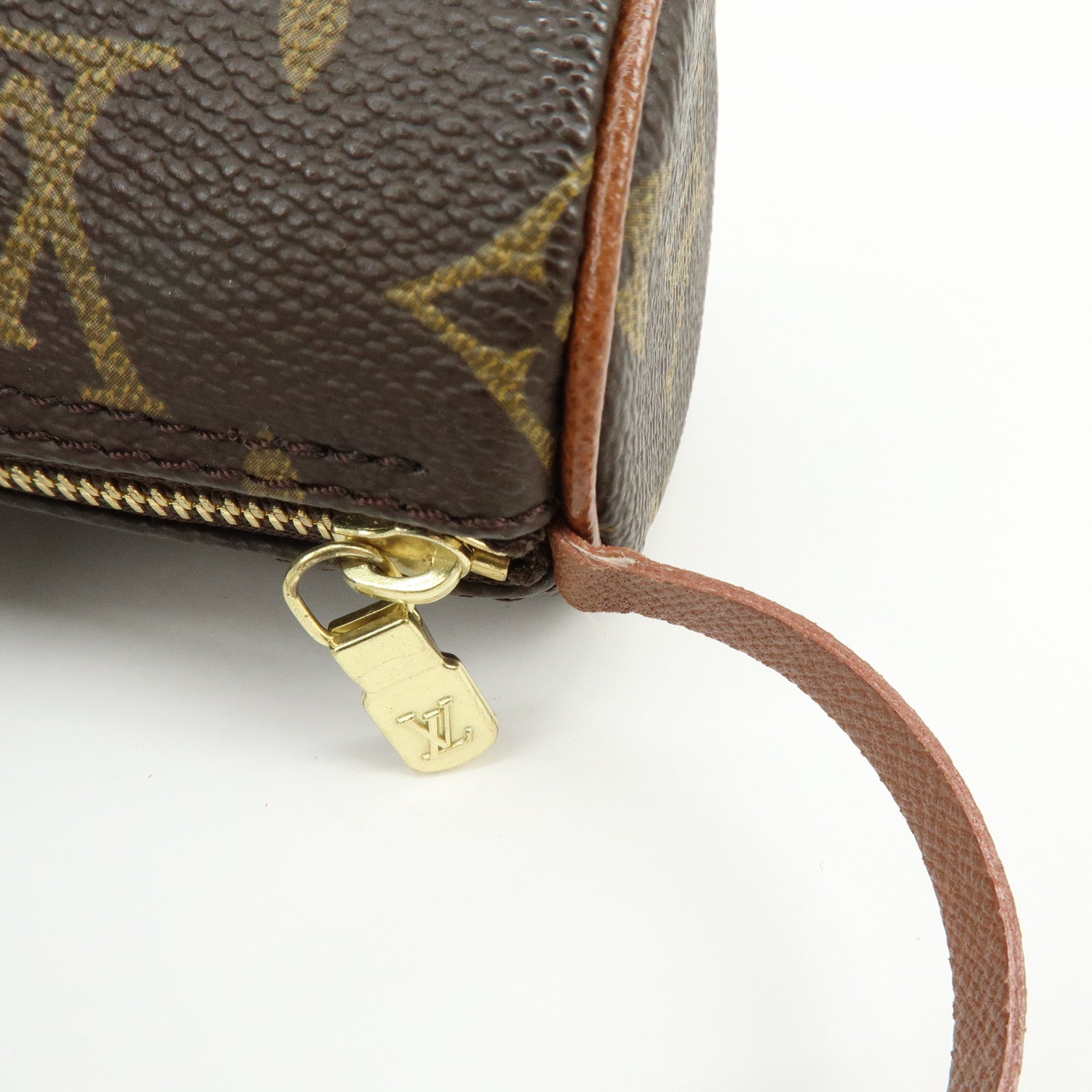Louis Vuitton Monogram Mini Pouch for Papillon Bag Brown