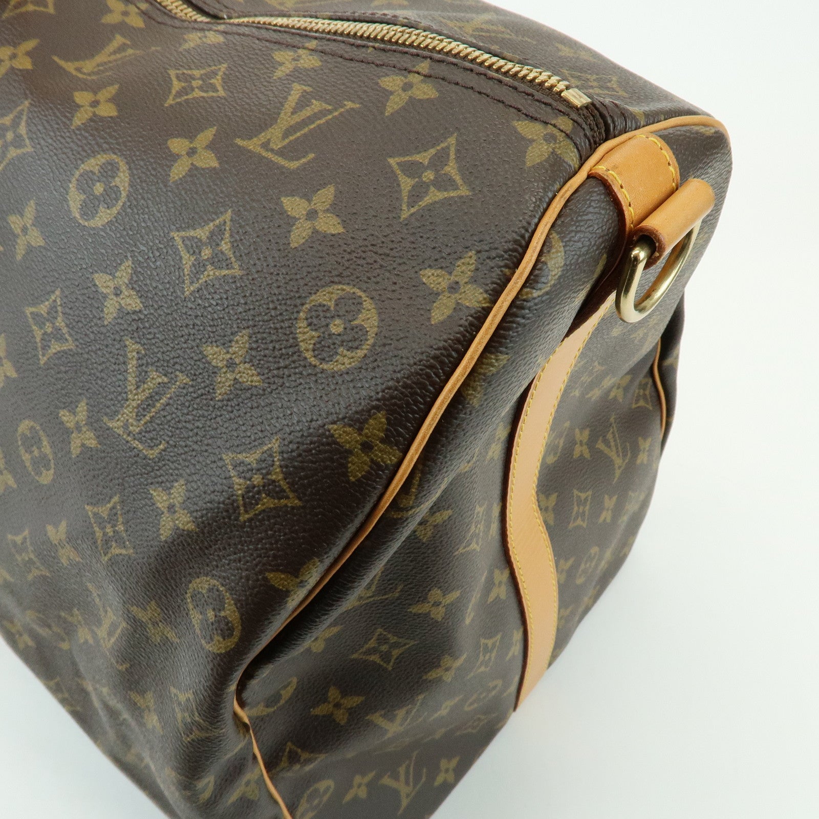 Louis Vuitton Monogram Keep All Bandouliere 60 Bag Brown M41412