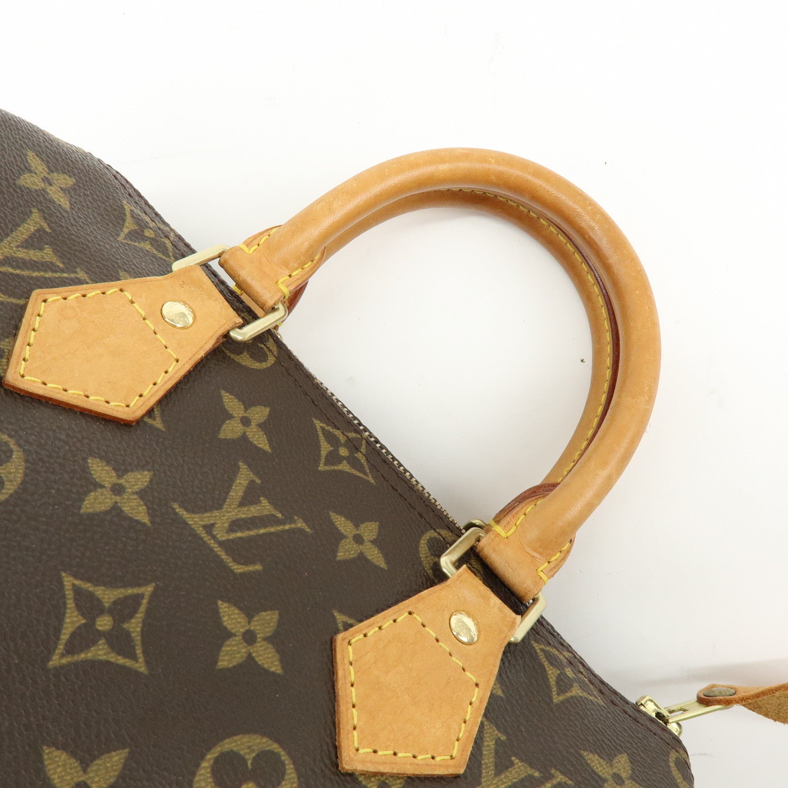 Louis Vuitton Monogram Speedy 25 Boston Bag Hand Bag Brown M41528