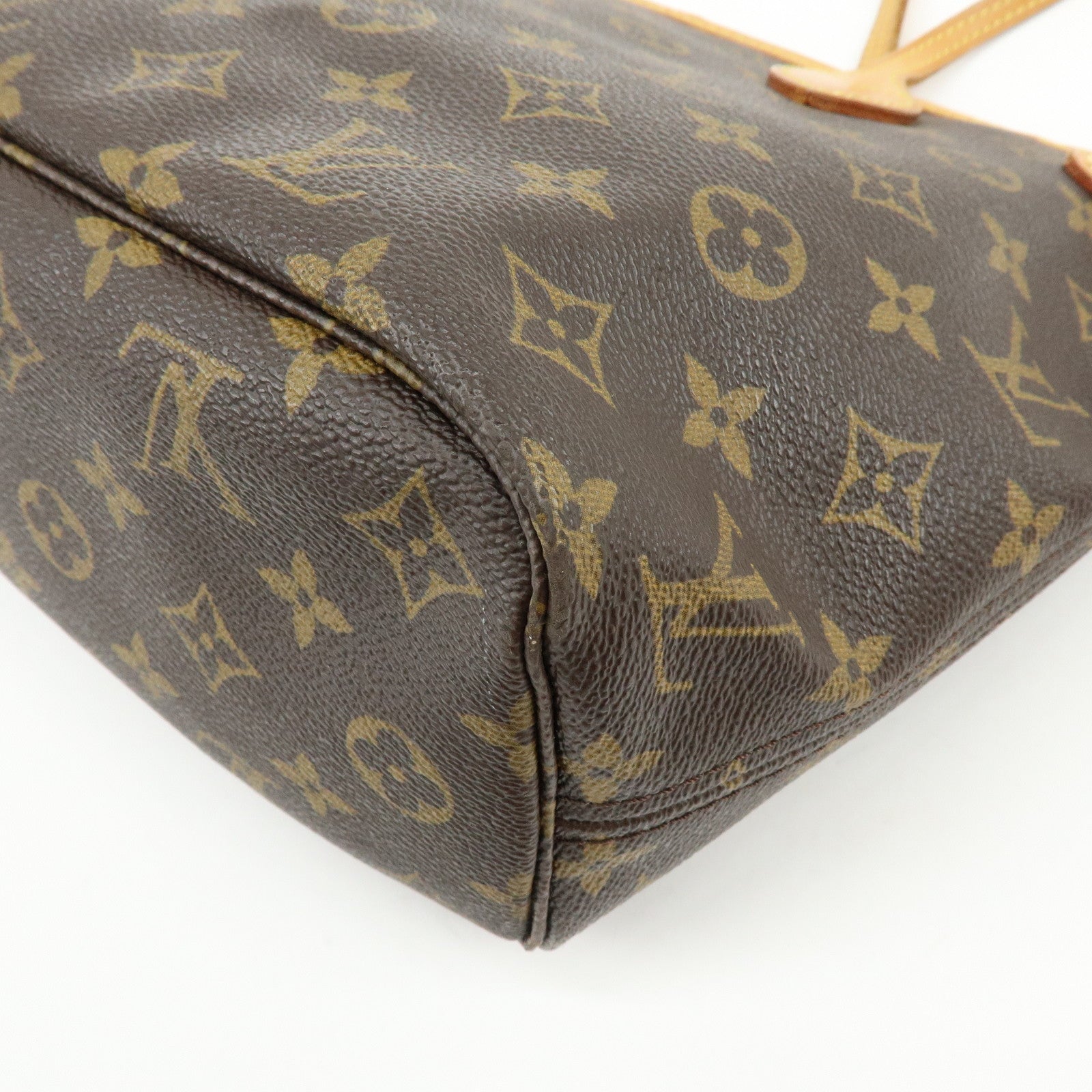 Louis Vuitton Monogram Neverfull PM Tote Bag Hand Bag Brown M40155