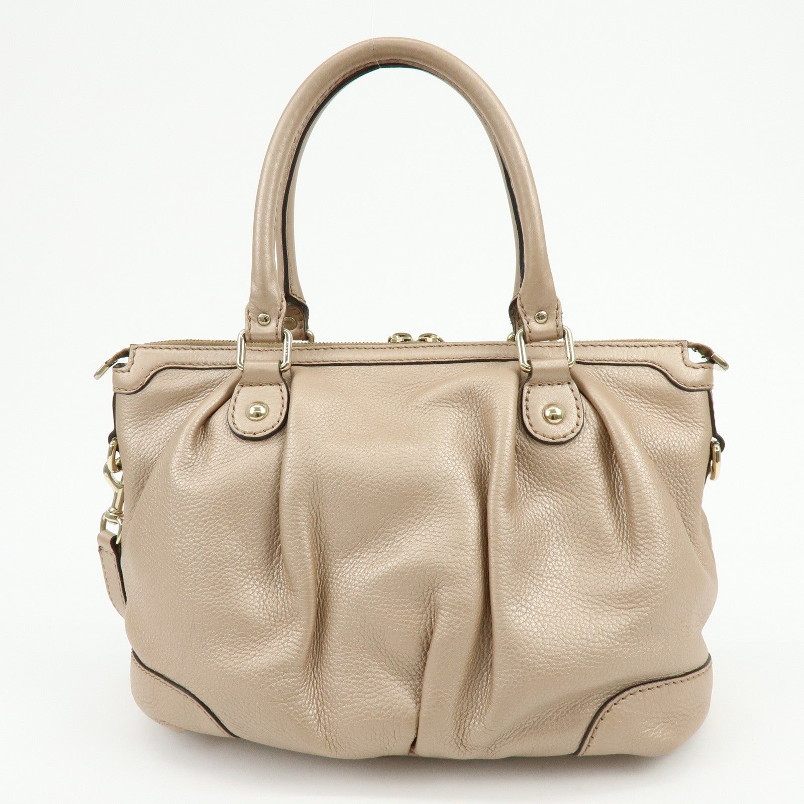 GUCCI Sukey Interlocking G Leather 2Way Shoulder Hand Bag 247902