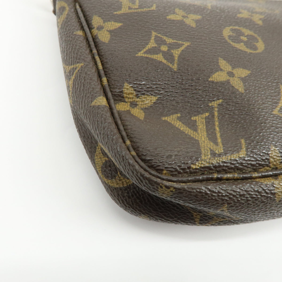 Louis Vuitton Monogram Pochette Accessoires Pouch Hand Bag M51980