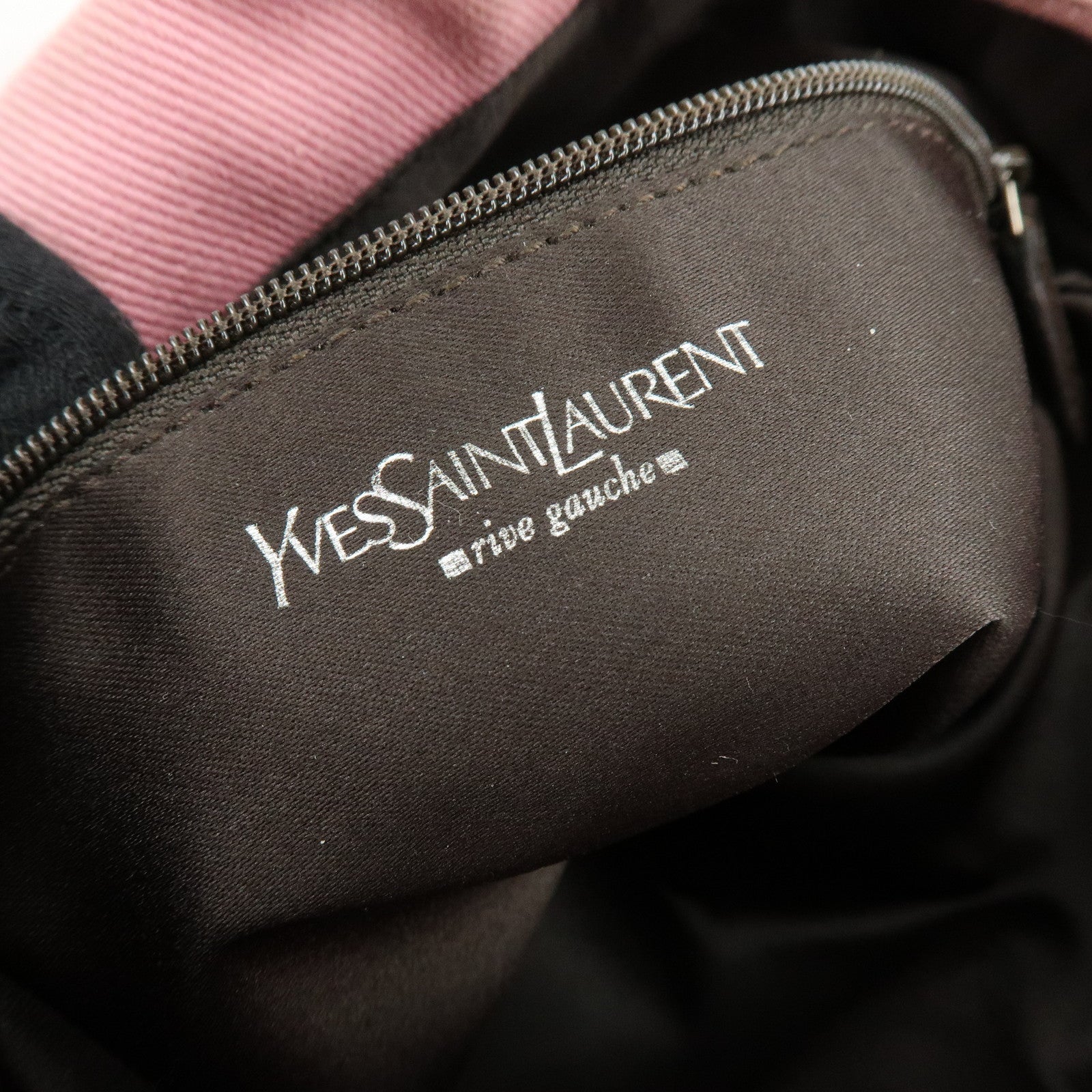 SAINT LAURENT PARIS Kahara Cassandra Canvas Leather Tote Bag 123435