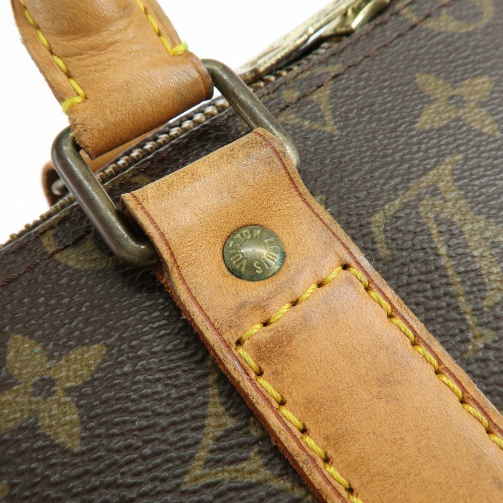 Louis Vuitton Monogram Keep All 50 Boston Bag Hand Bag Brown M41426