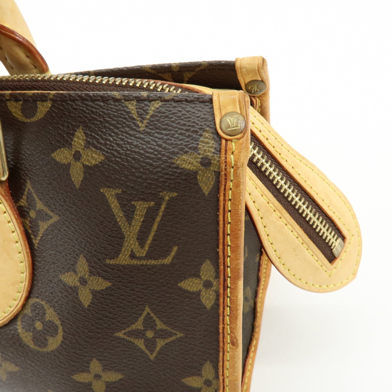 Louis Vuitton Monogram Canvas Popincourt Hand Bag Brown M40009