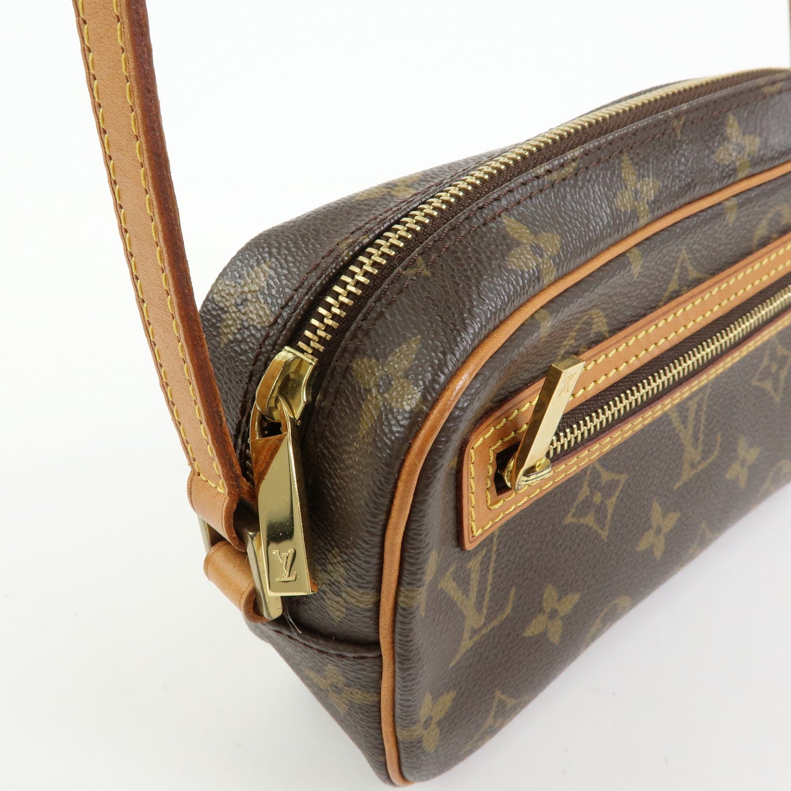 Louis Vuitton Monogram Pochette Cite Shoulder Bag Brown M51183