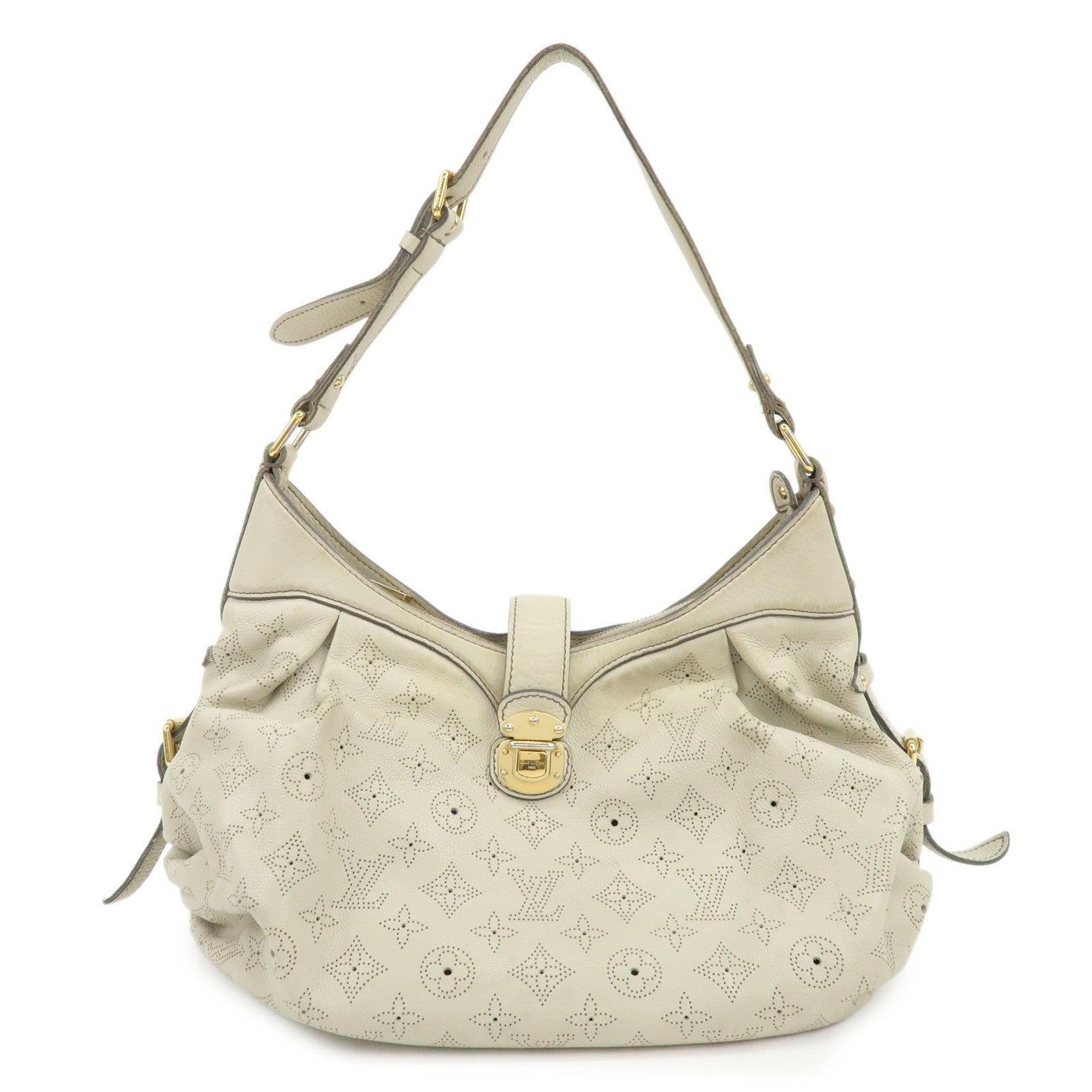 Louis Vuitton Monogram Mahina XS Shoulder Bag Gris Greige M95768